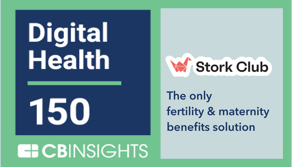 Stork Club is the only fertility and maternity benefits solution among "150 most promising digital health startups in the world"